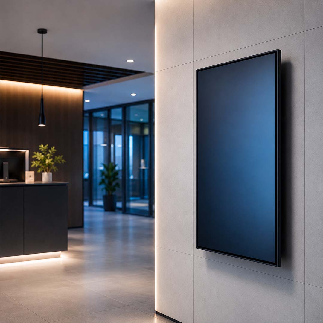 Digital signage screen installation