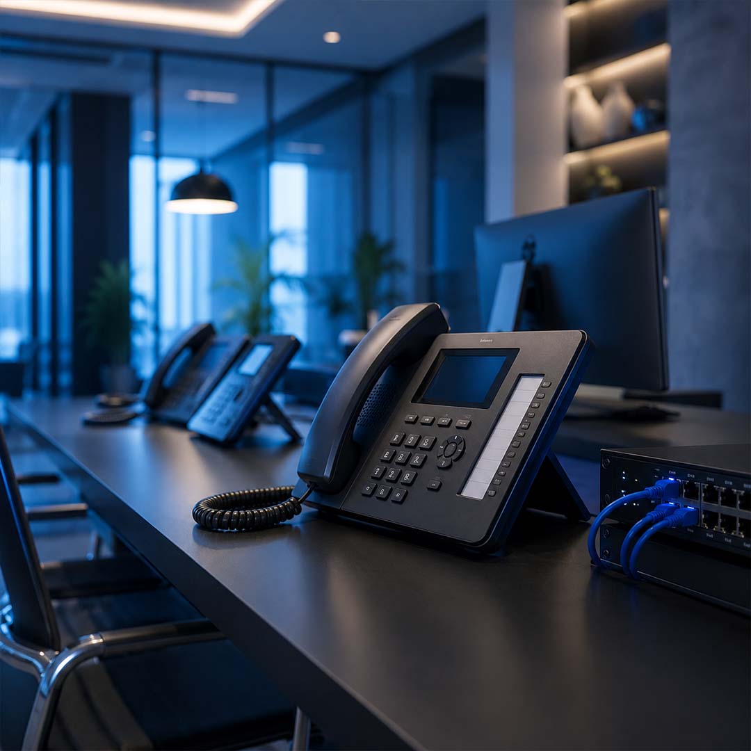 IP phone system installation